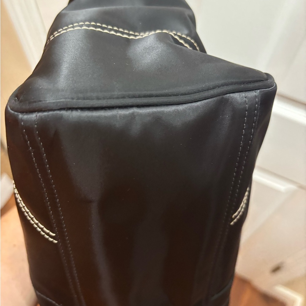 Coach L0894-F13331 Hamptons Weekend Black Nylon XL Multifunction Tote/Baby Bag - Picture 6 of 16